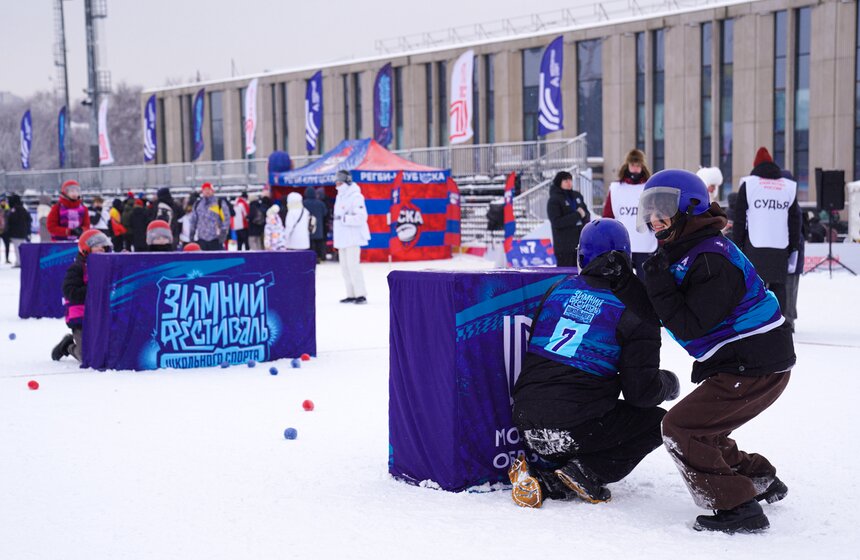 Зимний фестиваль школьного и студенческого спорта состоялся в "Лужниках" 19 фото