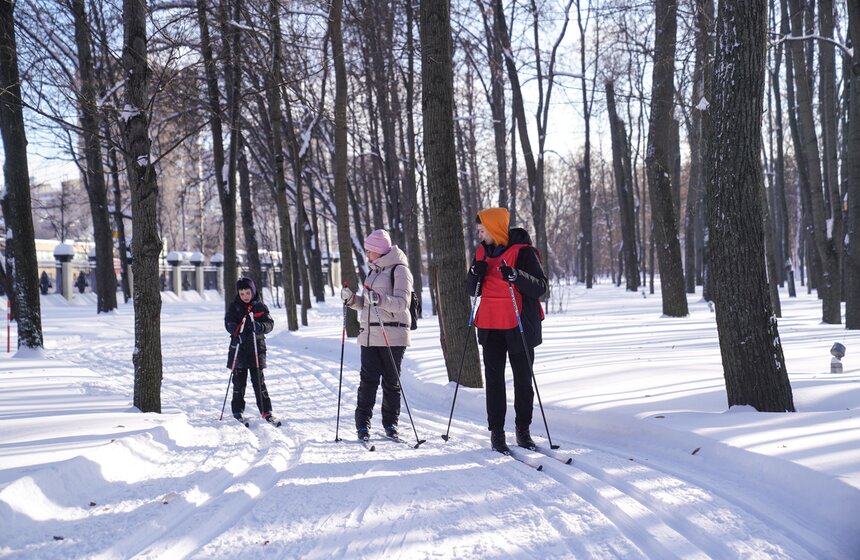 Москвичи могут принять участие в лыжных тренировках на Северном речном вокзале 18 фото
