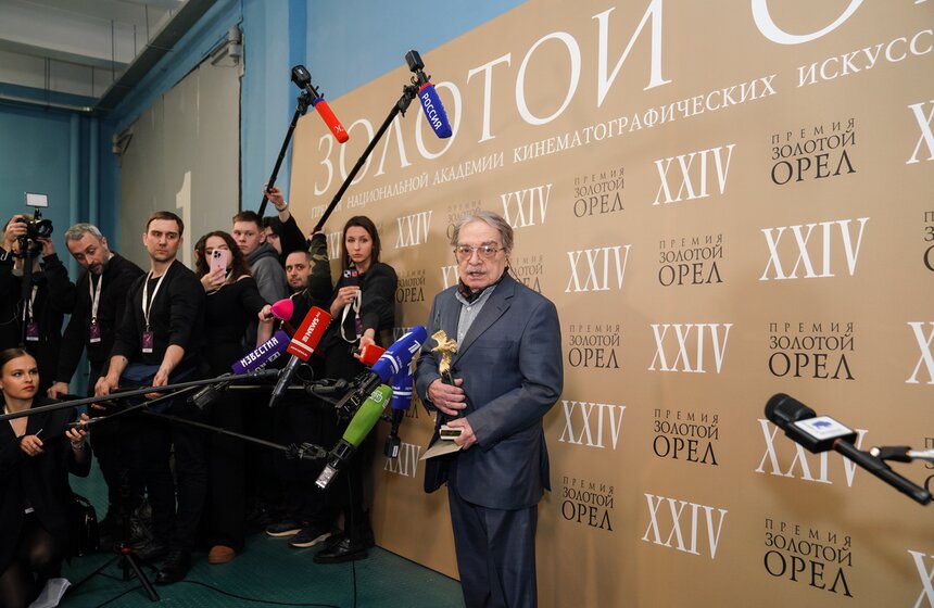 Торжественная церемония вручения премии "Золотой орел" прошла в Москве 49 фото