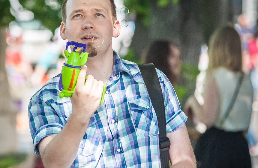 В парке ВДНХ прошел парад мыльных пузырей Dreamflash 10 фото