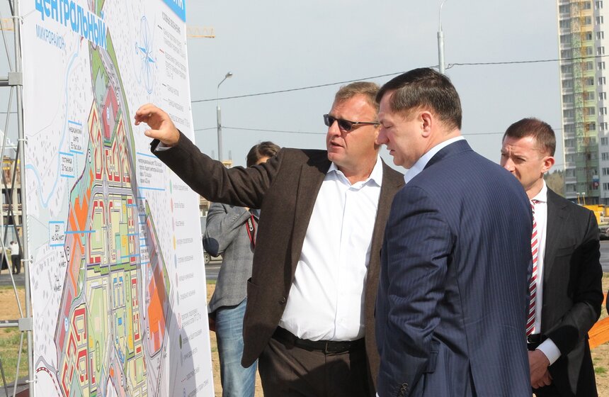 Сергей Собянин посетил строящиеся объекты в Новой Москве 2 фото