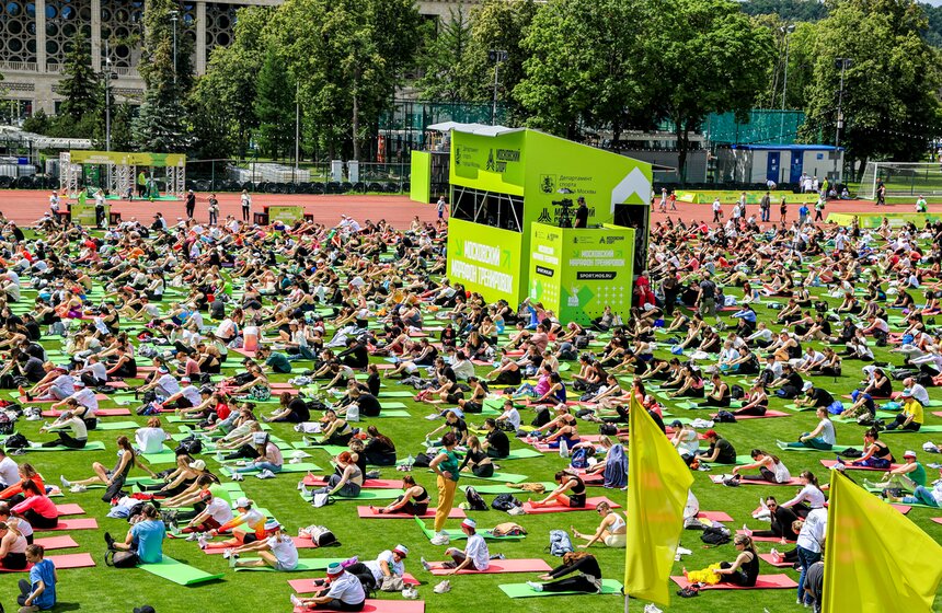 Московский марафон тренировок прошел в "Лужниках" 13 фото