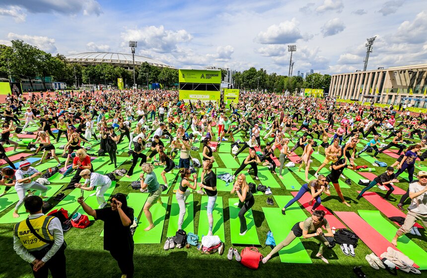 Московский марафон тренировок прошел в "Лужниках" 23 фото