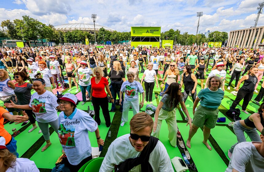 Московский марафон тренировок прошел в "Лужниках" 9 фото