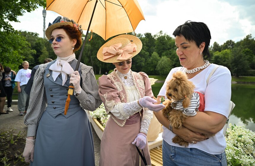 Иммерсивный фестиваль "Шереметев-фест" прошел в парке "Останкино" 12 фото