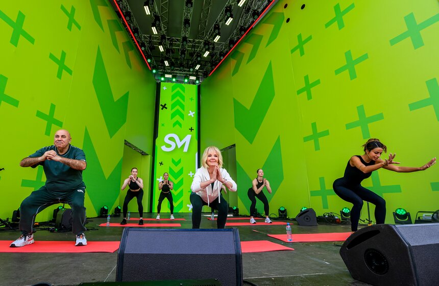 Московский марафон тренировок прошел в "Лужниках" 10 фото