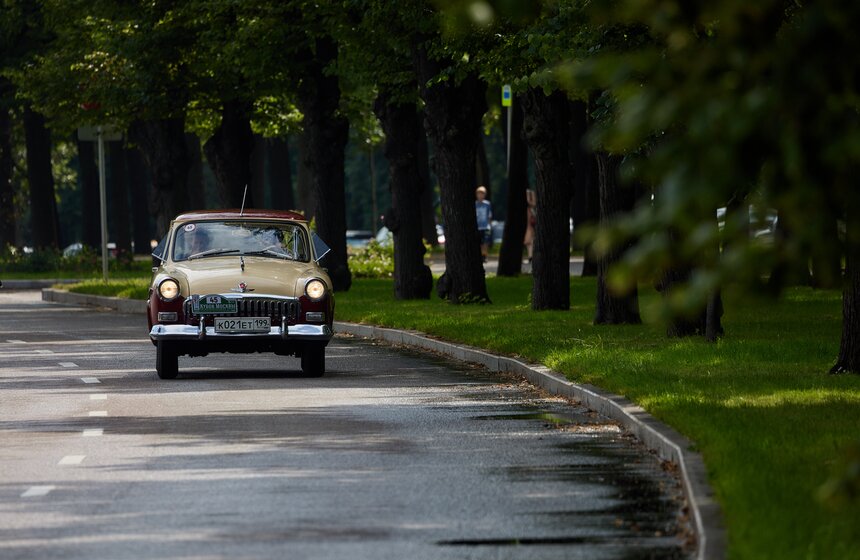Ежегодный городской фестиваль "Ретрорейс" прошел на Воробьевых горах 40 фото