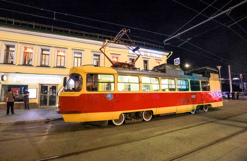 Генеральная репетиция парада ретро-трамваев прошла в Москве 28 фото