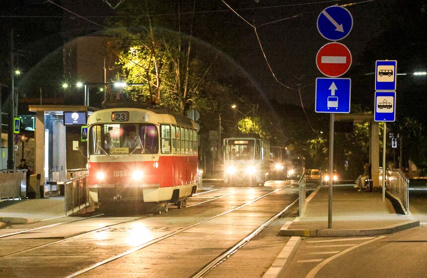 Генеральная репетиция парада ретро-трамваев прошла в Москве 11 фото