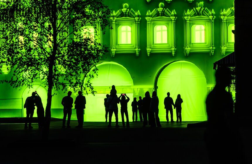 Фестиваль света "Проекция" прошел в кинопарке "Москино" 15 фото