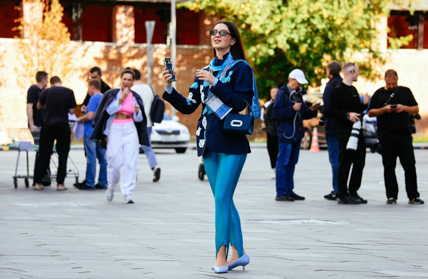 Образы гостей Московской недели моды 24 фото