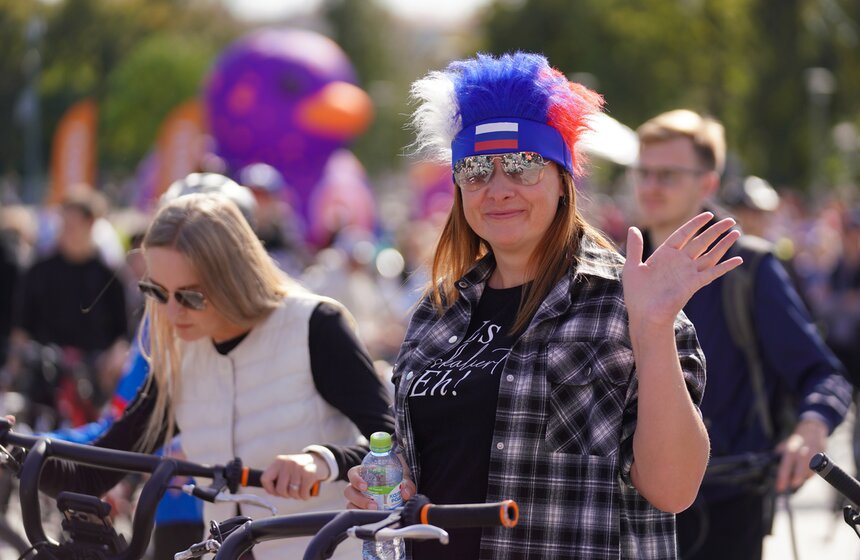 Oсенний велофестиваль прошел в Москве 11 фото