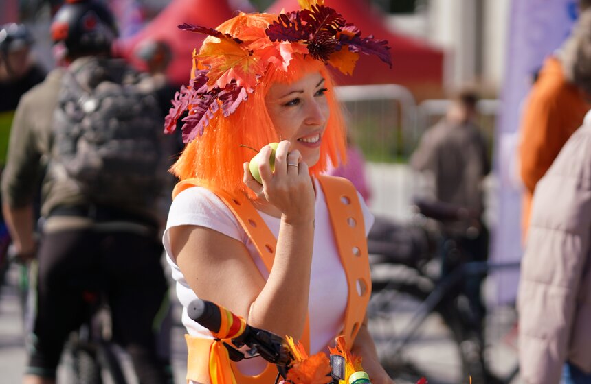 Oсенний велофестиваль прошел в Москве 6 фото