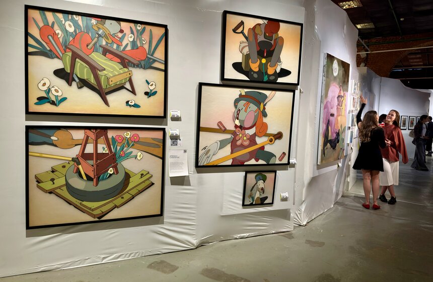 Ярмарка молодого искусства Blazar открылась в Москве 9 фото