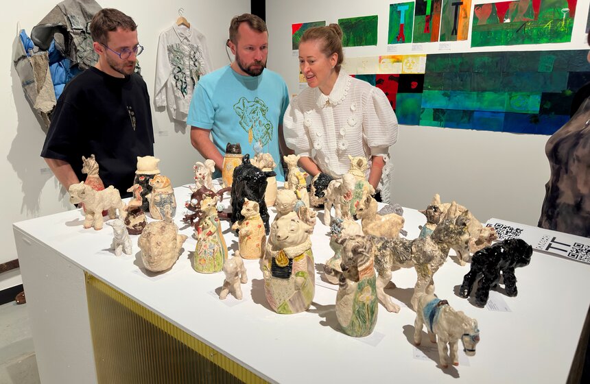 Ярмарка молодого искусства Blazar открылась в Москве 10 фото