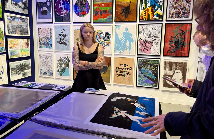 Ярмарка молодого искусства Blazar открылась в Москве 16 фото