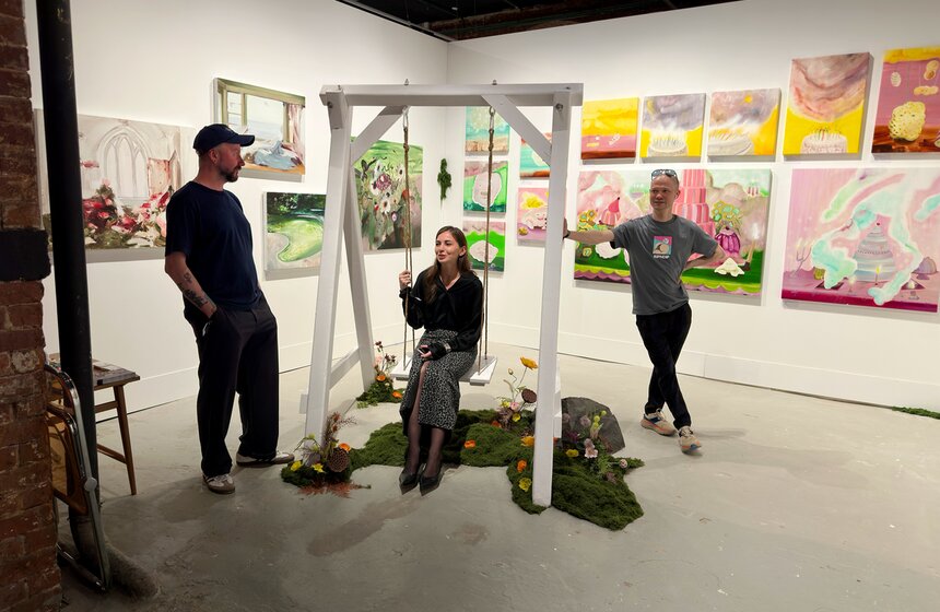 Ярмарка молодого искусства Blazar открылась в Москве 20 фото