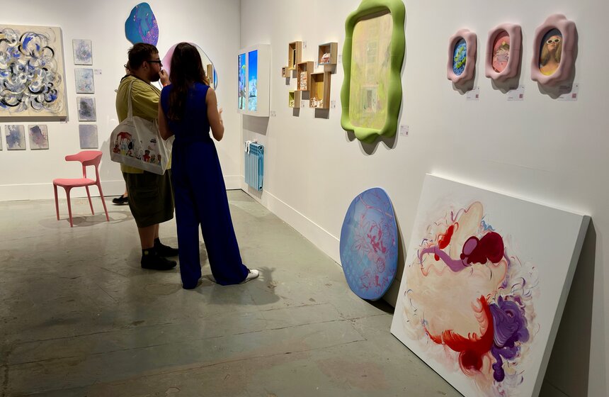 Ярмарка молодого искусства Blazar открылась в Москве 7 фото