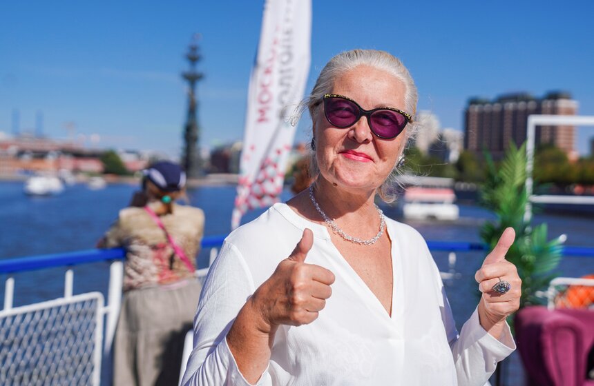 Теплоходная прогулка "Добрый рейс" прошла в честь Дня города в Москве 25 фото