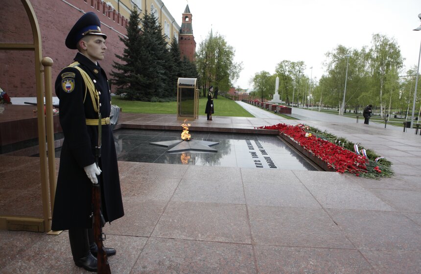В Москве прошла патриотическая акция "Рубежи Славы" 14 фото