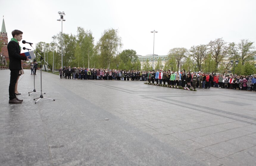 В Москве прошла патриотическая акция "Рубежи Славы" 4 фото
