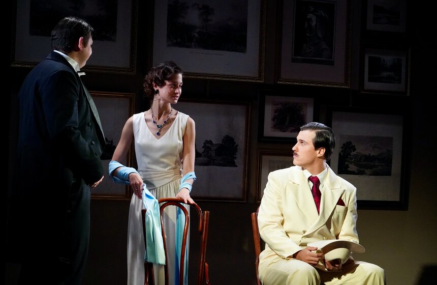 Премьера постановки "Защита Лужина" состоялась в Малом театре 4 фото