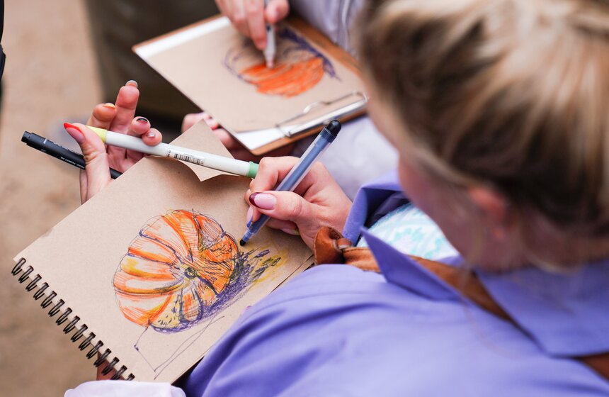 Тыкву весом 969 кг представили на выставке "Овощи-гиганты" 17 фото