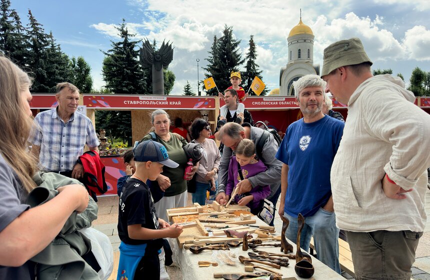 В Москве состоялся фестиваль славянского искусства "Русское поле" 6 фото