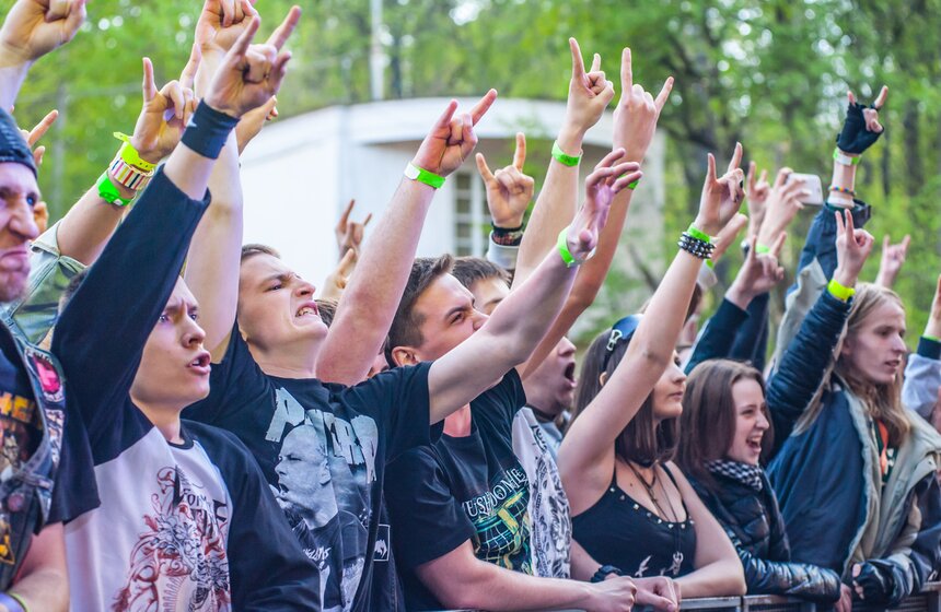 В парке Горького прошел музыкальный опен-эйр Hard Rock Fest 8 фото