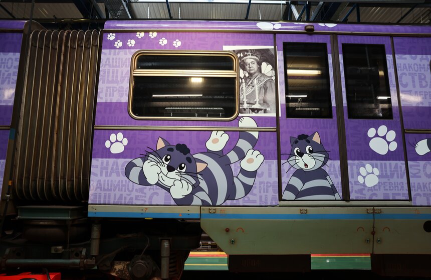 Тематический поезд к 90-летию Олега Табакова запустили в московском метро 6 фото