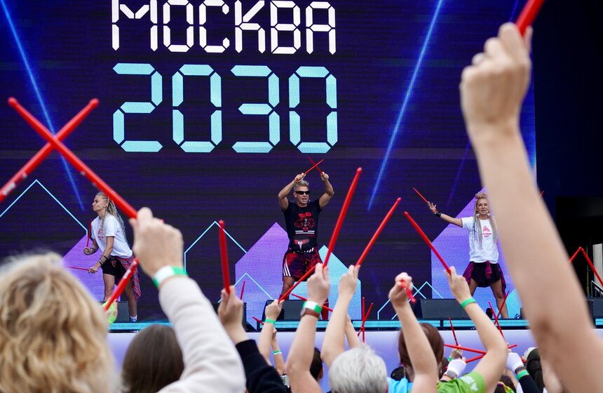 Пятилетие проекта "Спортивные выходные" отметили в Москве 9 фото