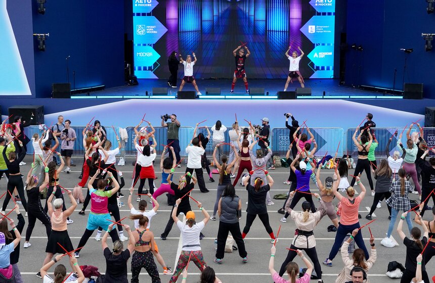Пятилетие проекта "Спортивные выходные" отметили в Москве 11 фото
