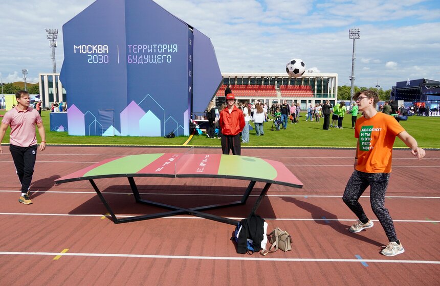 Пятилетие проекта "Спортивные выходные" отметили в Москве 8 фото