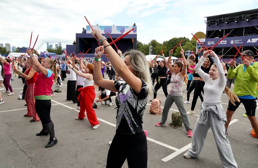 Пятилетие проекта "Спортивные выходные" отметили в Москве 12 фото