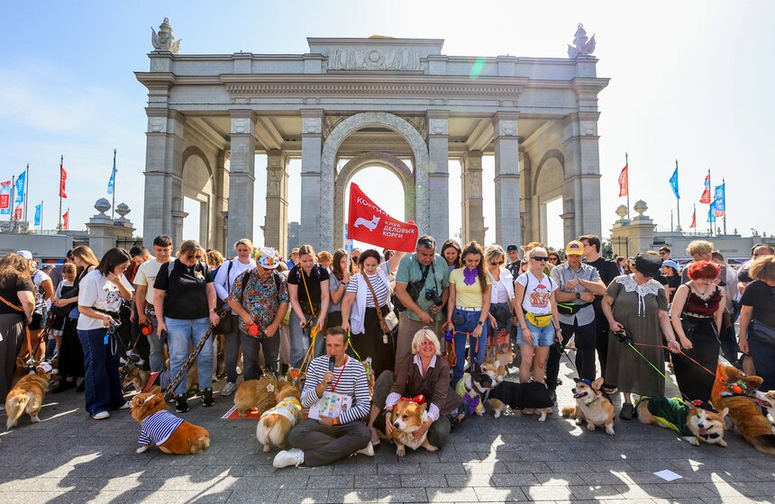 На ВДНХ прошел костюмированный парад корги 1 фото