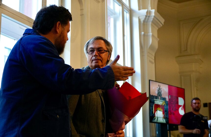 Сбор труппы прошел в Театре Маяковского перед открытием нового сезона 18 фото