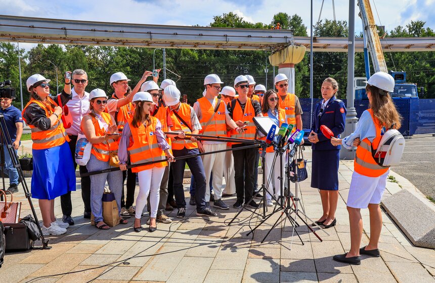 Станции на участке бывшего Московского монорельса превратят во входы в парк на высоте 5 фото
