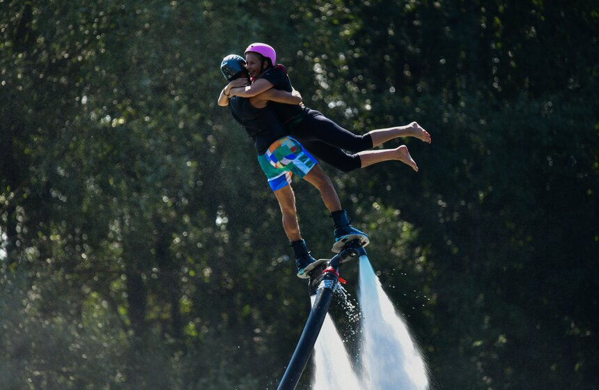 "Гидрофлай-фест" прошел в Измайловском парке в Москве 18 фото