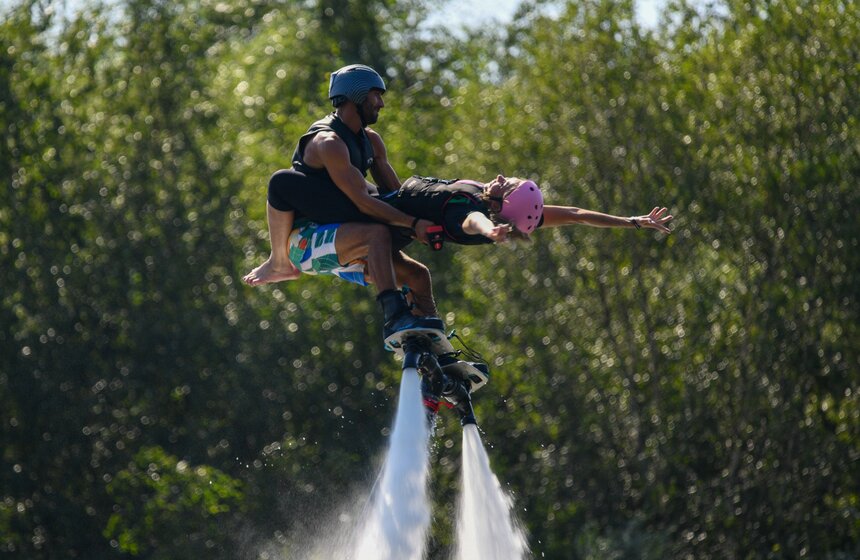 "Гидрофлай-фест" прошел в Измайловском парке в Москве 19 фото