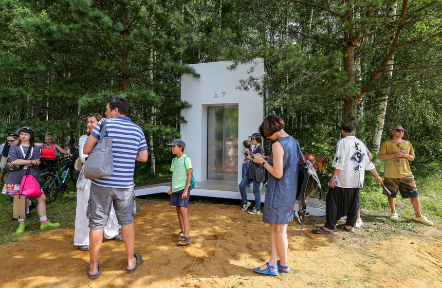 Пресс-тур фестиваля "Архстояние – 2025" прошел в парке "Никола-Ленивец" 16 фото