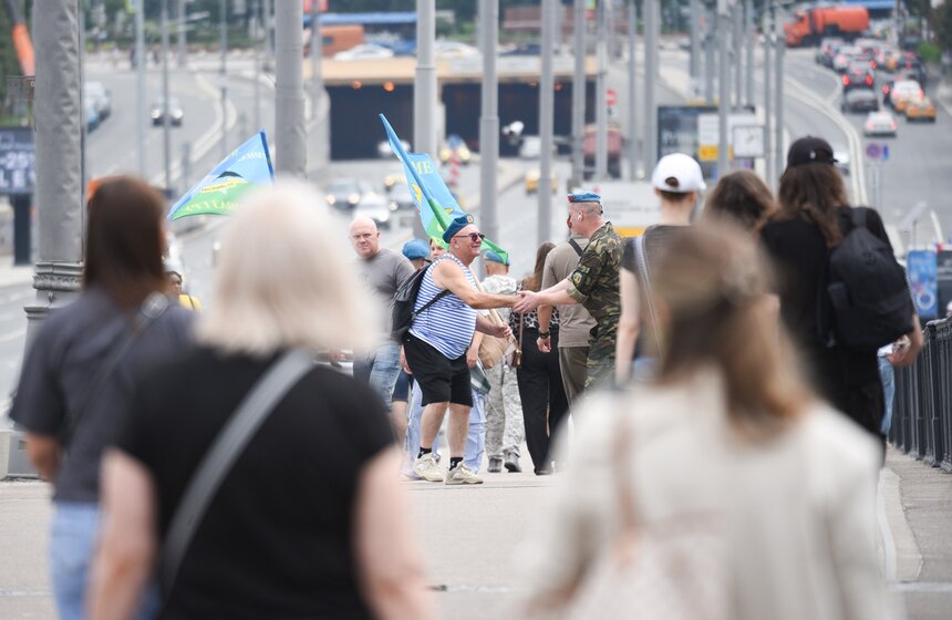 В Парке Горького прошел День ВДВ 10 фото