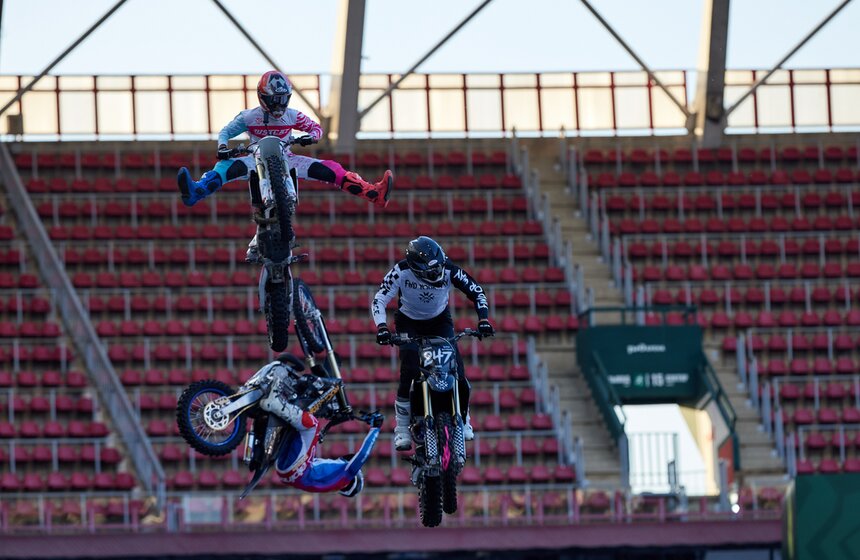 На стадионе "РЖД Арена" впервые прошел фестиваль "Московские экстремальные игры" 24 фото