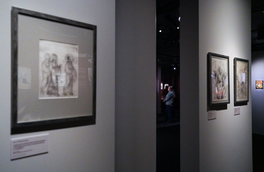 Выставка "Под небом голубым" открылась в Доме русского зарубежья 5 фото