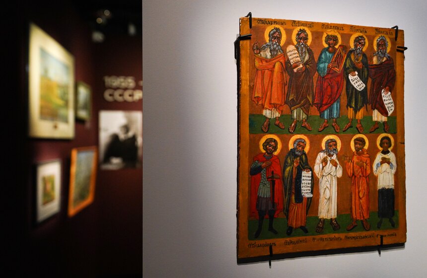 Выставка "Под небом голубым" открылась в Доме русского зарубежья 27 фото