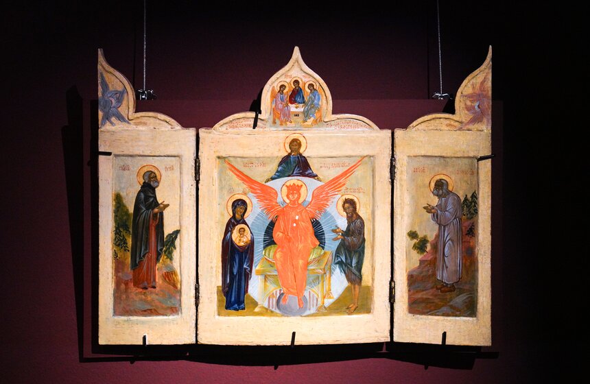 Выставка "Под небом голубым" открылась в Доме русского зарубежья 15 фото