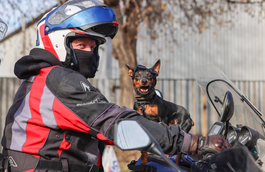 "Ночные волки" отметили открытие мотосезона в Байк-центре 11 фото