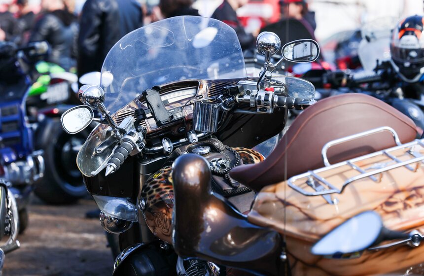 "Ночные волки" отметили открытие мотосезона в Байк-центре 8 фото