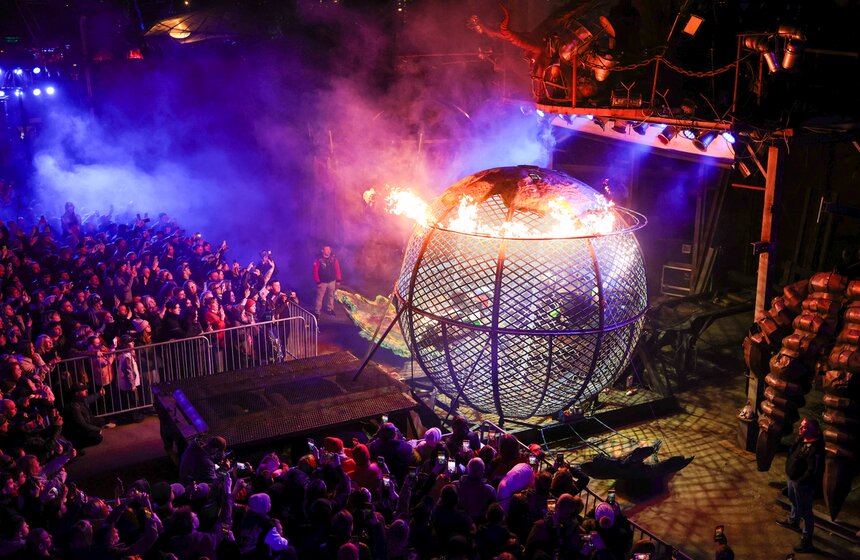 "Ночные волки" отметили открытие мотосезона в Байк-центре 32 фото