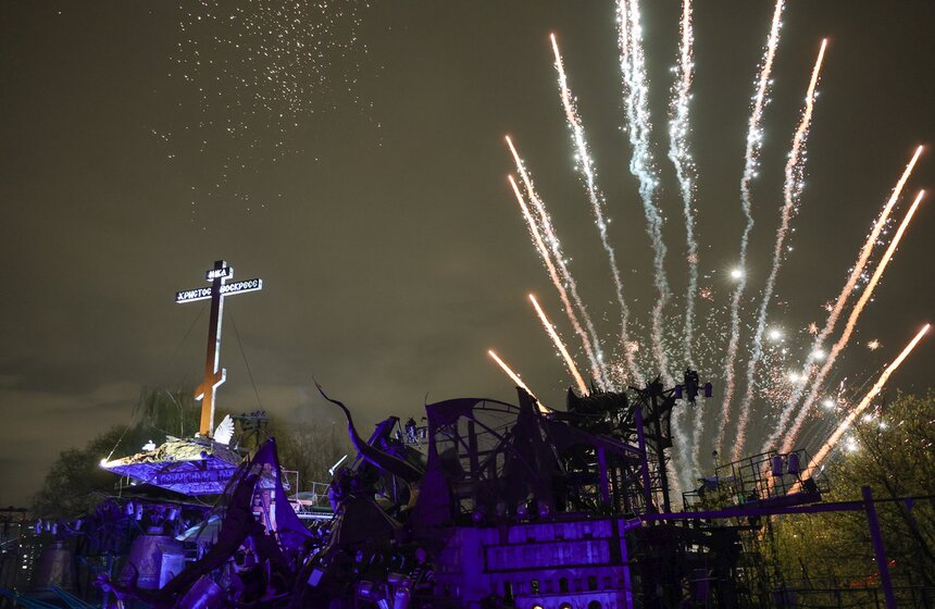 "Ночные волки" отметили открытие мотосезона в Байк-центре 33 фото