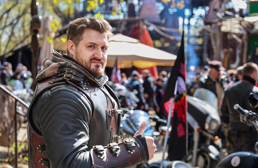 "Ночные волки" отметили открытие мотосезона в Байк-центре 22 фото